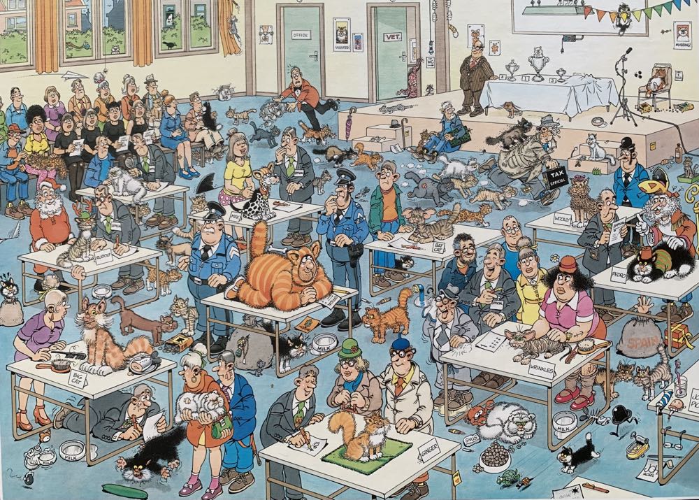 JVH- The Cat Pageantry - Jumbo puzzle collectible [Barcode 8710126011034] - Main Image 2