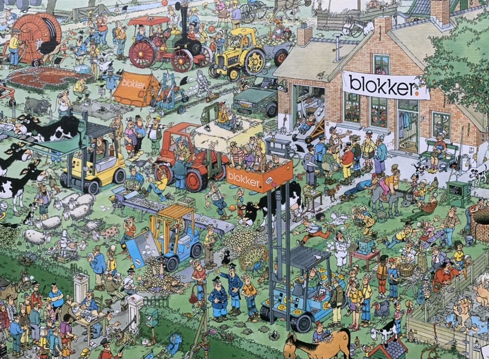 Boerderij Bezoek.    18825 - Jumbo puzzle collectible [Barcode 8710126818251] - Main Image 2