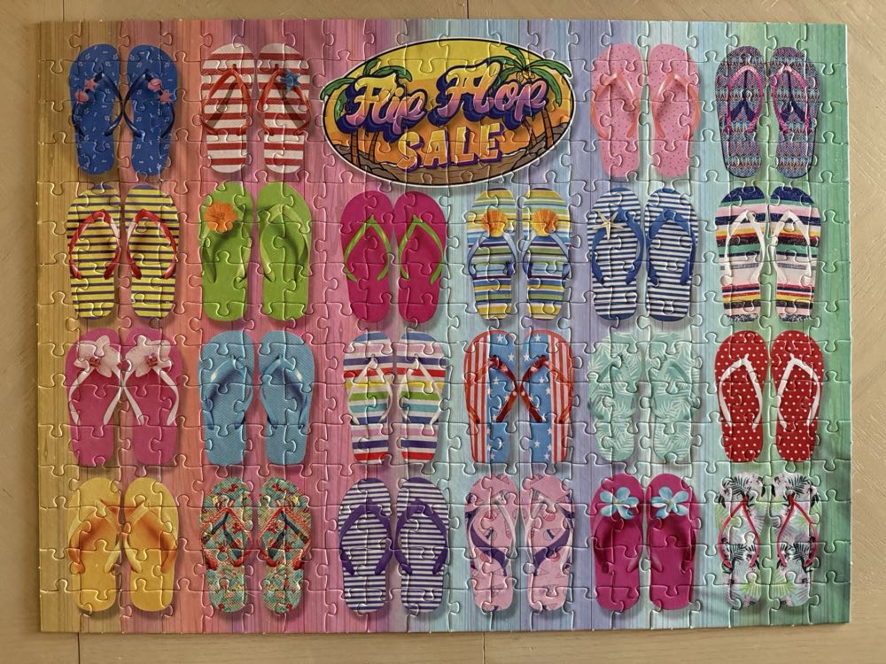 Flip Flop Sale - For Sale - Rose Art puzzle collectible [Barcode 4895145438711] - Main Image 2