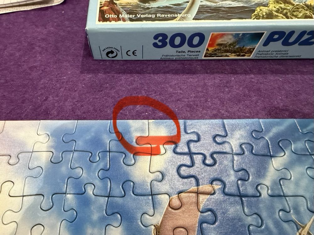 Prehistoric animals - Ravensburger puzzle collectible [Barcode 4005556130283] - Main Image 4