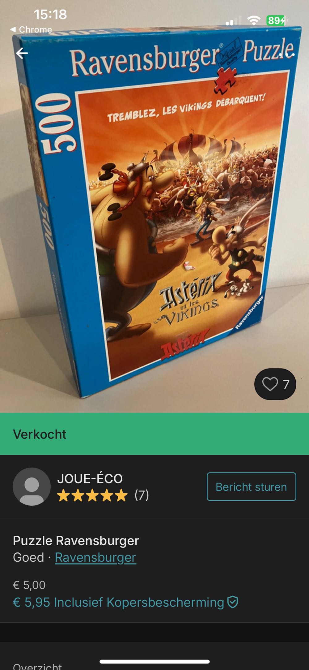 Asterix and the Vikings - Ravensburger puzzle collectible [Barcode 4005556145362] - Main Image 3