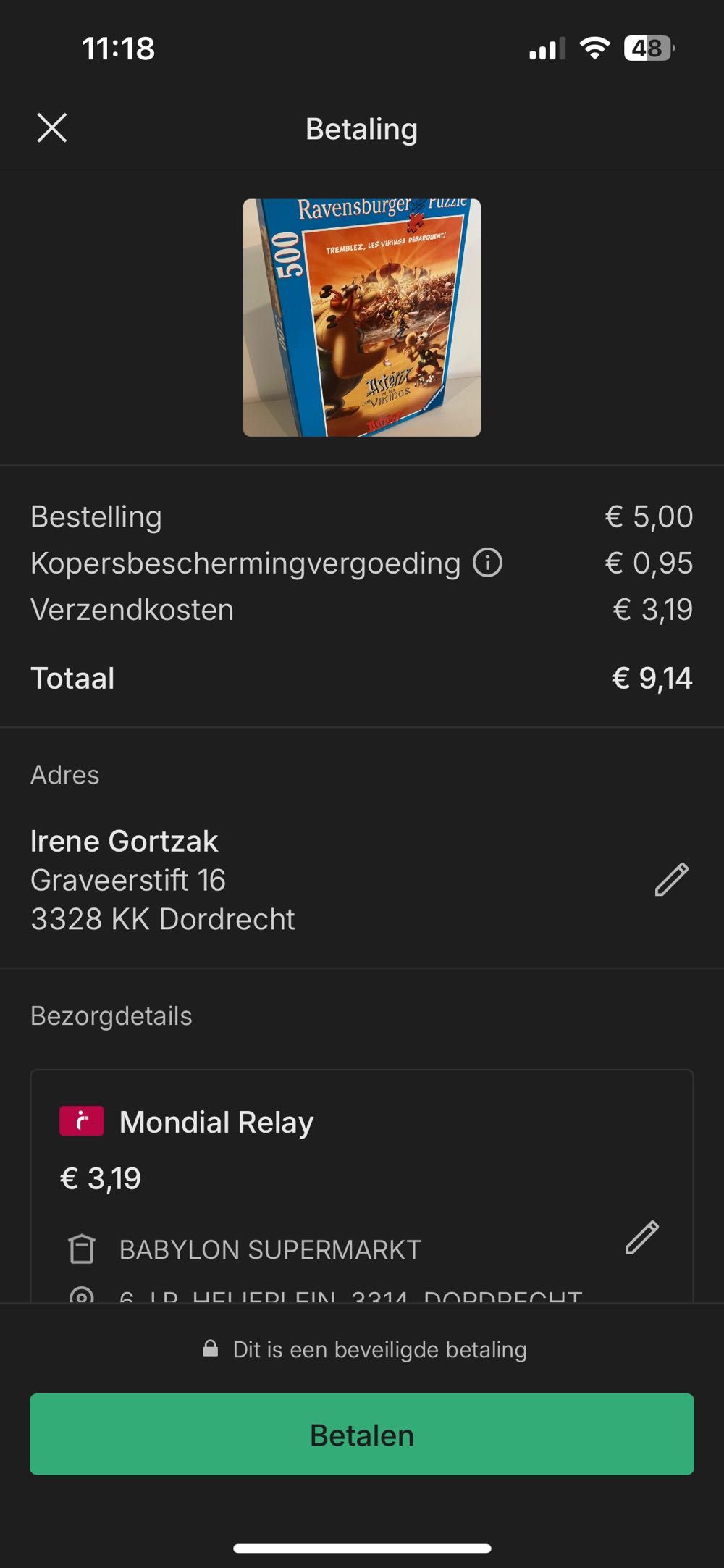 Asterix and the Vikings - Ravensburger puzzle collectible [Barcode 4005556145362] - Main Image 4