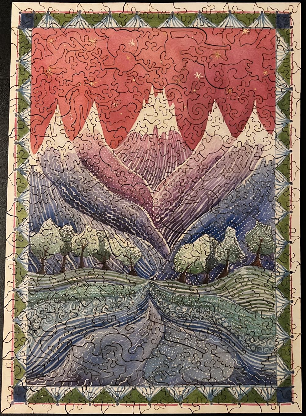 Mountain Majesty - 508, 11/18/23-SOLD - Liberty puzzles puzzle collectible - Main Image 2