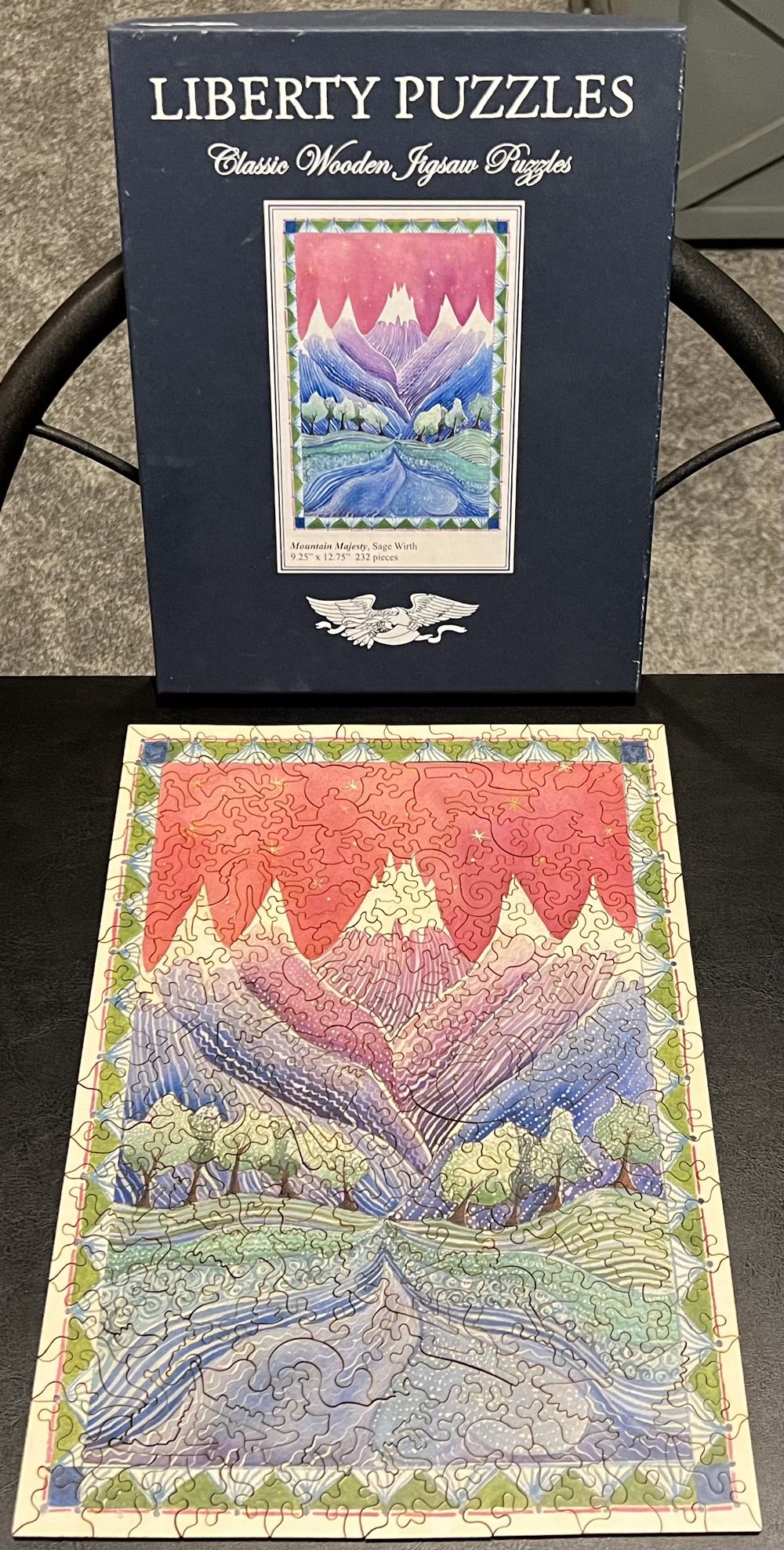 Mountain Majesty - 508, 11/18/23-SOLD - Liberty puzzles puzzle collectible - Main Image 3