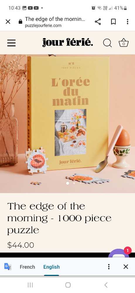 L’orée Du Matin - jour ferie puzzle collectible [Barcode 3770018213026] - Main Image 3