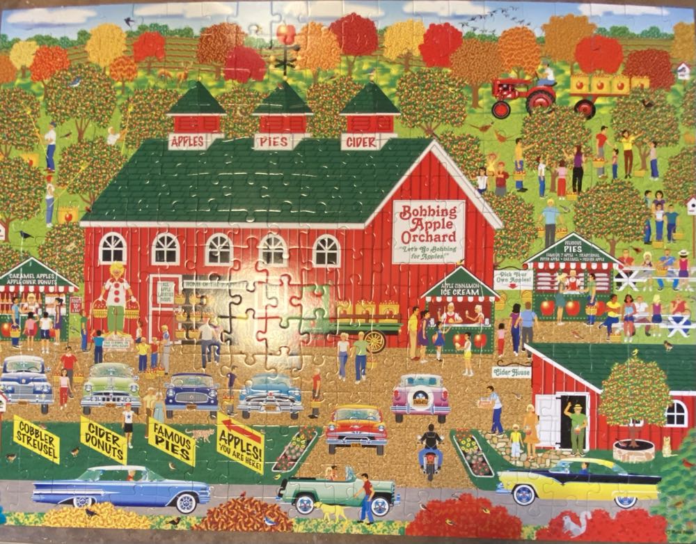 Apples For Sale - Cra-Z-Art puzzle collectible [Barcode 4895145423939] - Main Image 2