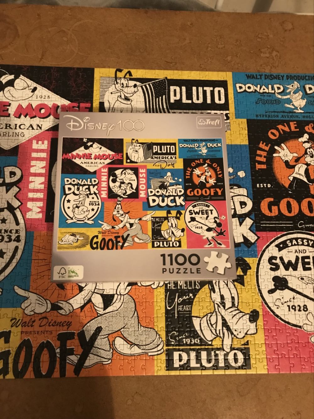 Disney 100 The Supporting Four - Trefl puzzle collectible [Barcode 5900511933581] - Main Image 3