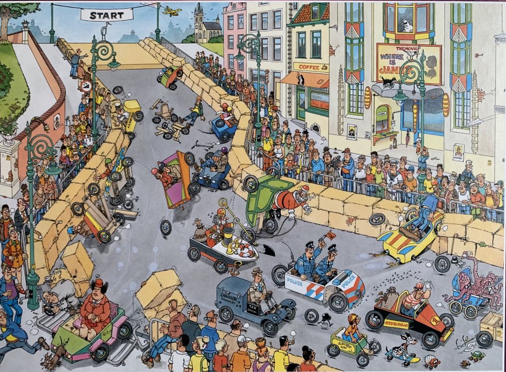 Zeepkistenrace  - Jan Van Haasteren puzzle collectible [Barcode 8710126200537] - Main Image 2