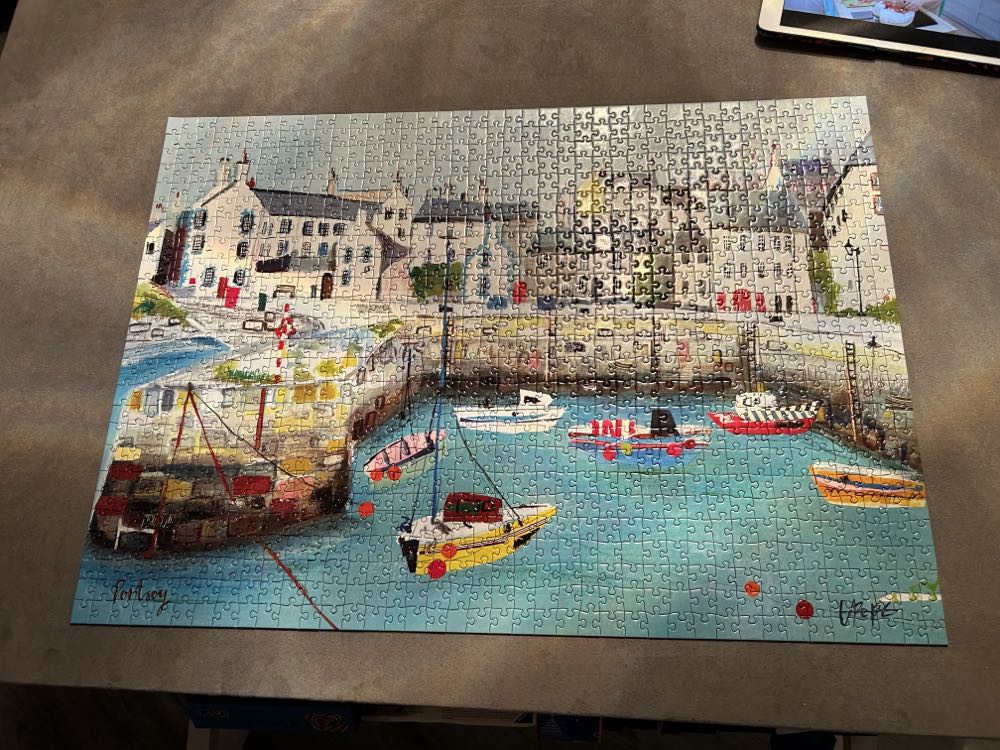 Whsmith Piece The Harbourside Jigsaw Puzzle  puzzle collectible [Barcode 5013872147693] - Main Image 2