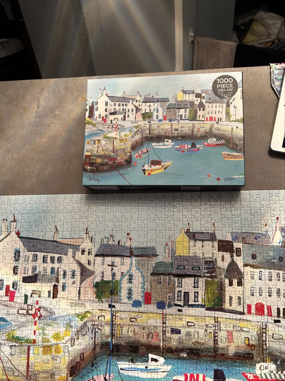 Whsmith Piece The Harbourside Jigsaw Puzzle  puzzle collectible [Barcode 5013872147693] - Main Image 3