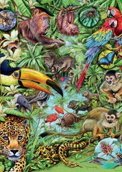 Rainforest - Heye Puzzle puzzle collectible [Barcode 4001689296179] - Main Image 2