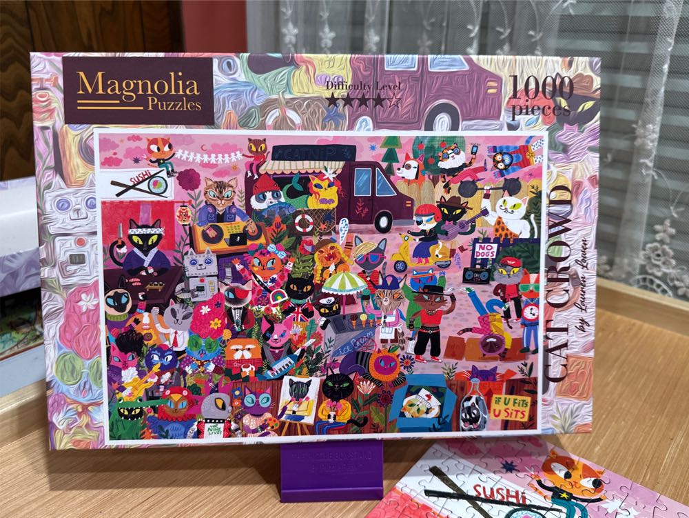 Cat Crowd - Magnolia puzzle collectible [Barcode 8699375068795] - Main Image 2