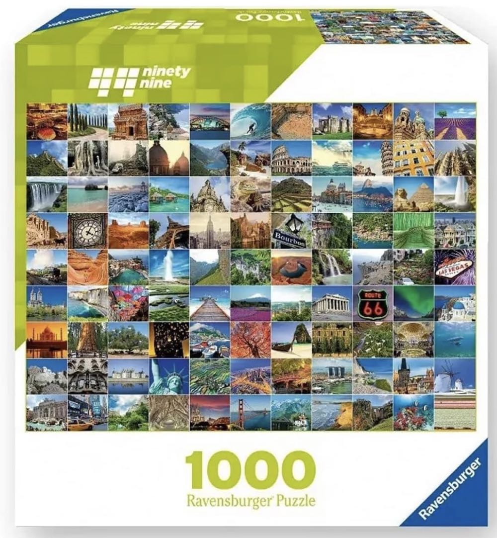 99 Beautiful Places On Earth - Ravensburger puzzle collectible - Main Image 1