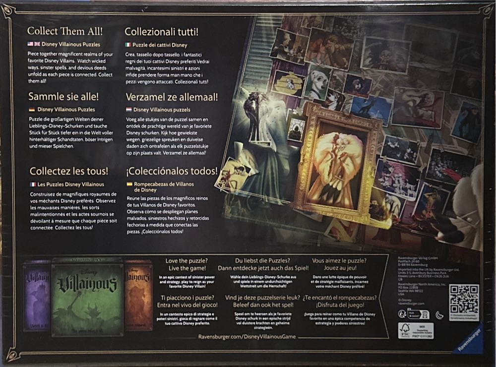 Disney Villainous: Gaston - Ravensburger puzzle collectible [Barcode 4005556175697] - Main Image 2
