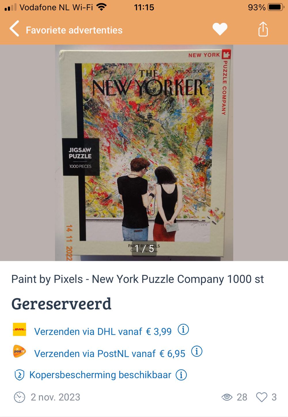 Paint By Pixels - New York Puzzle Company puzzle collectible [Barcode 0819844015268] - Main Image 4