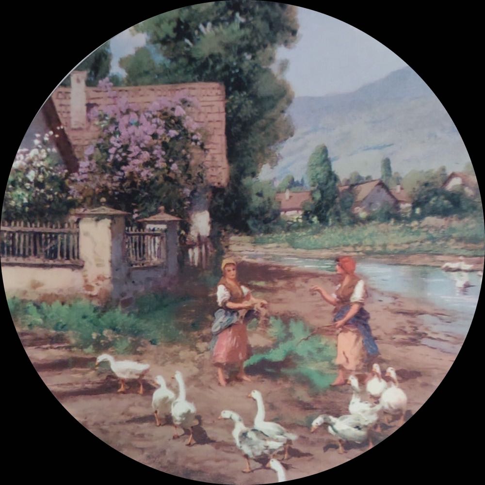 Lilac Time (🔴Geen Barcode) - Milton Bradley (MB) puzzle collectible - Main Image 2