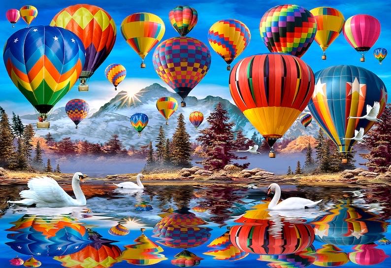 Peaceful Travelling - Wooden City puzzle collectible - Main Image 2