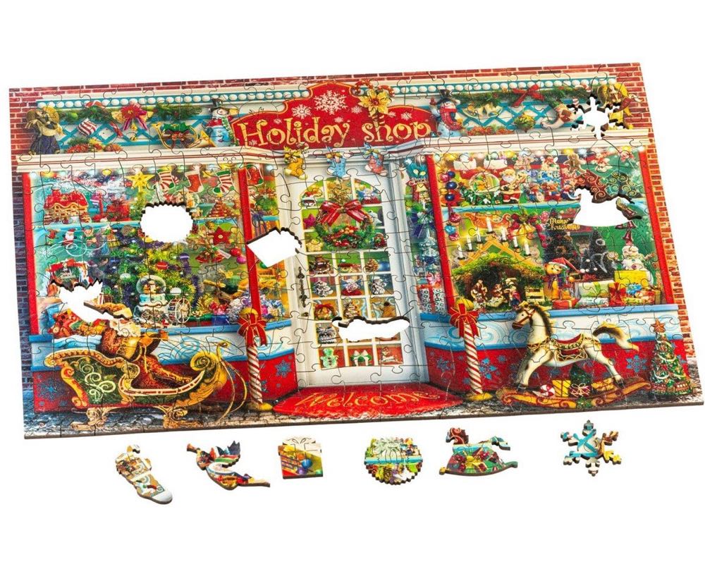 Wentworth - Holiday Shop - Wentworth Wooden Puzzles 🇬🇧 puzzle collectible [Barcode 6050265373078] - Main Image 3