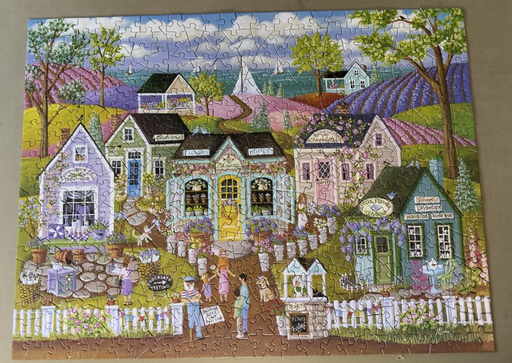 Flower Festival. - Cheryl  - Spilsbury 🇺🇸 puzzle collectible [Barcode 810061441946] - Main Image 2