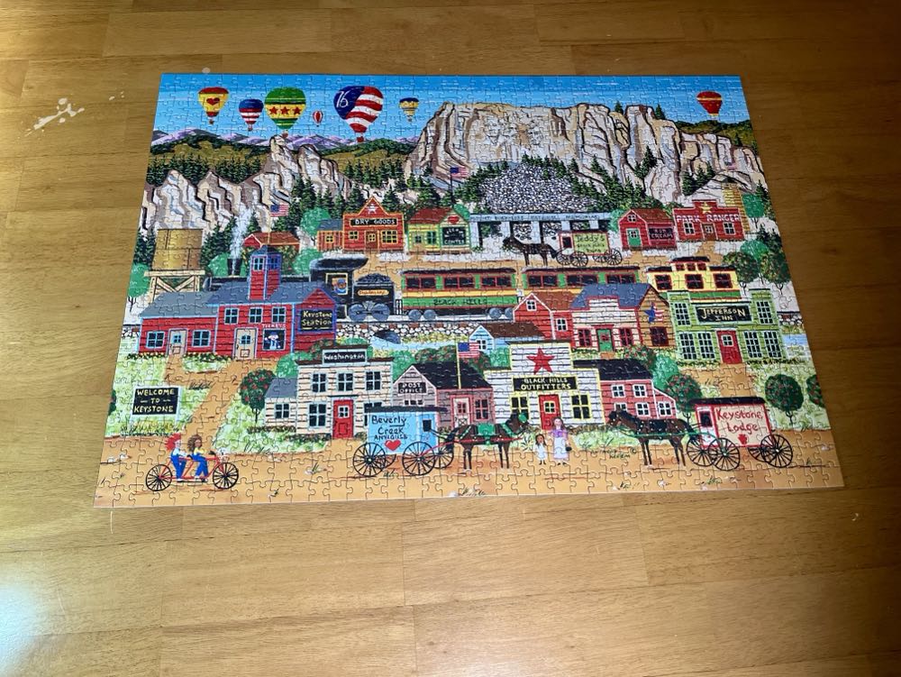 Mount Rushmore - Rose Art puzzle collectible [Barcode 4895145457552] - Main Image 2
