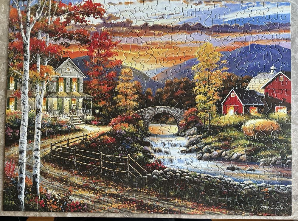 Babbling Creek Road - SunsOut puzzle collectible [Barcode 796780621558] - Main Image 3