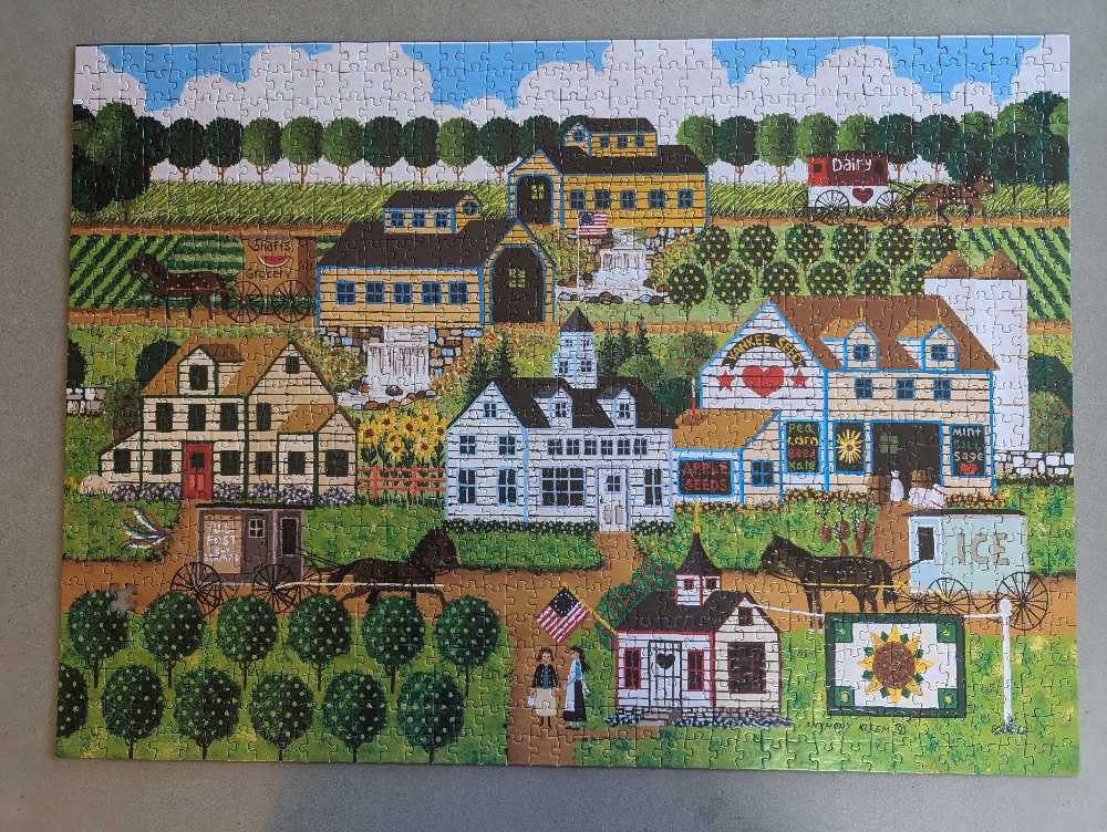 Yankee Seed Co. - Cra-Z-Art (RoseArt) puzzle collectible [Barcode 4895145457569] - Main Image 2