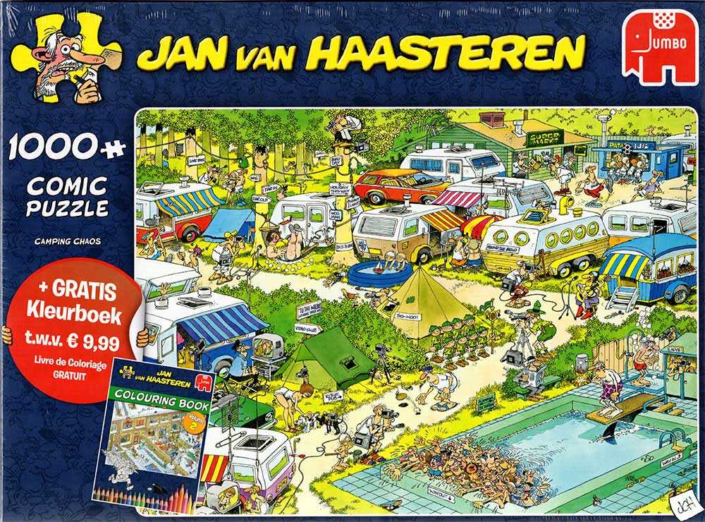 Camping Chaos - Jumbo puzzle collectible - Main Image 2