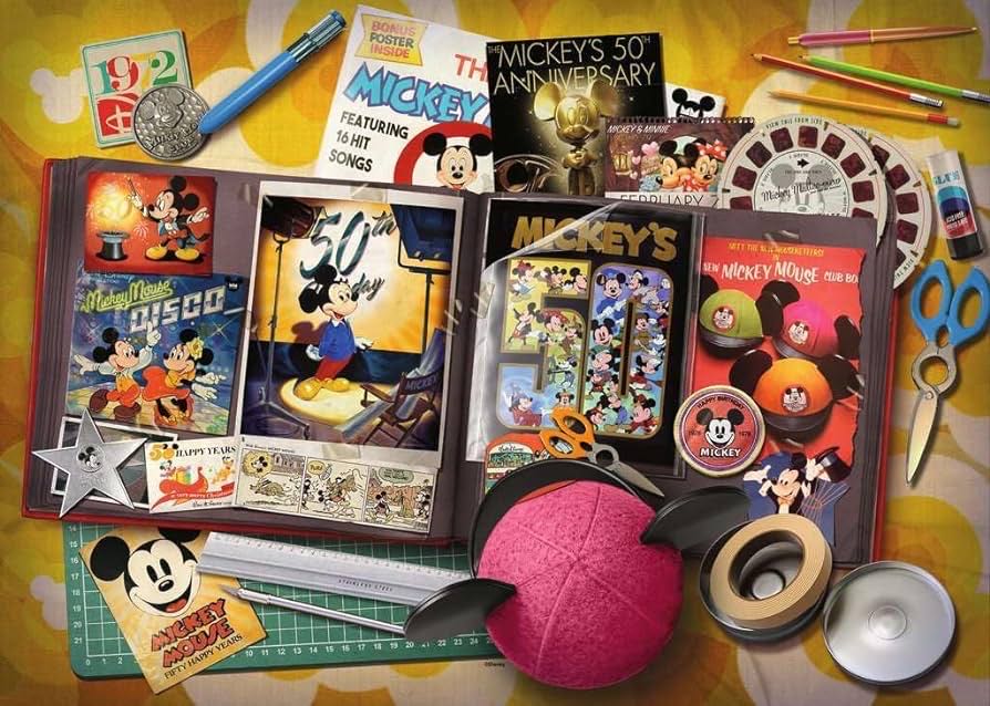Mickey Anniversary 1970 - Ravensburger puzzle collectible [Barcode 4005556175864] - Main Image 2