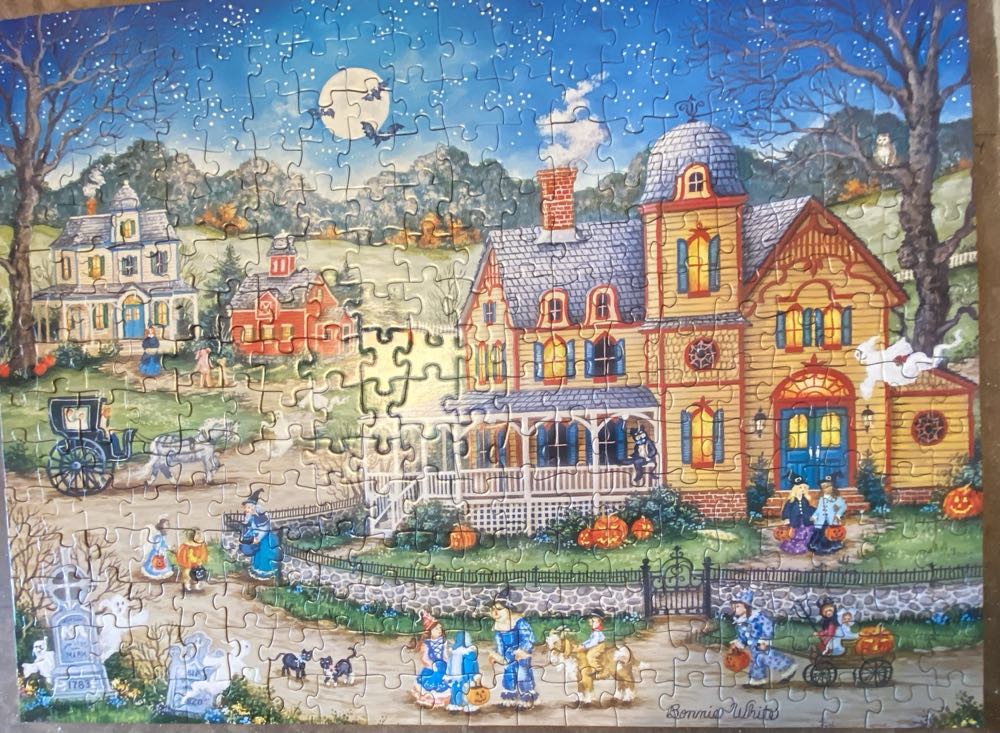A Ghostly Good Night - Masterpieces, Inc. puzzle collectible [Barcode 705988376757] - Main Image 3