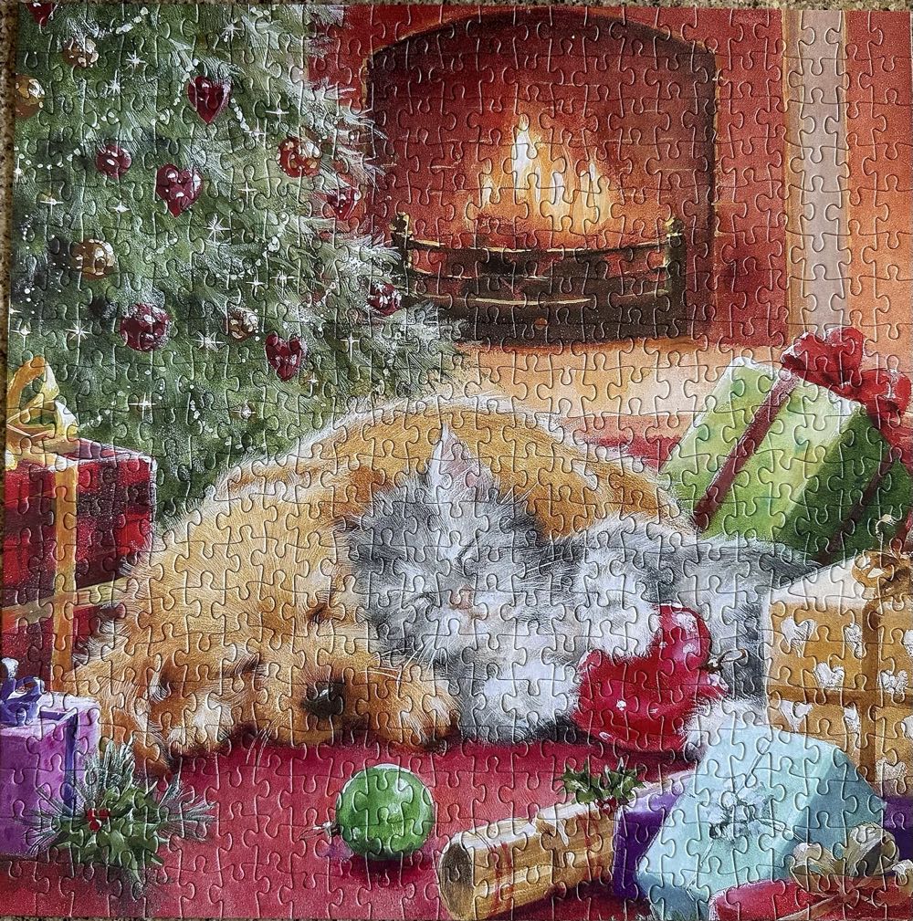 Warm By The Fireplace - Galison puzzle collectible [Barcode 9780735372085] - Main Image 2