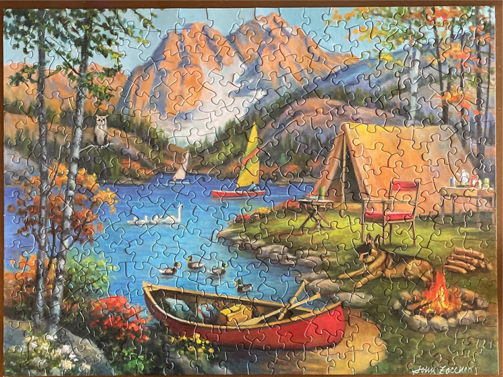 Picturesque Campsite - Spilsbury puzzle collectible - Main Image 2