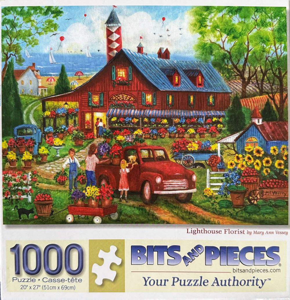 Lighthouse Florist - Bits And Pieces puzzle collectible [Barcode 192949065186] - Main Image 2