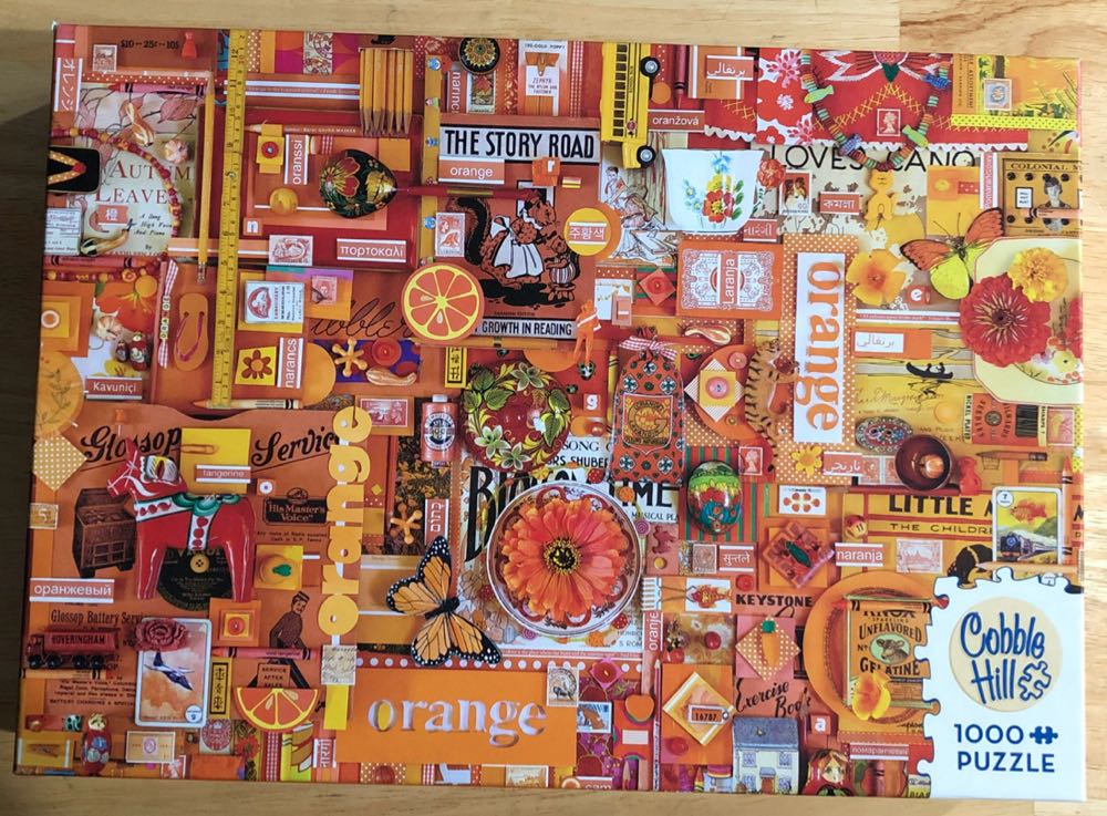 Cobble Hill Rainbow Orange - Cobble Hill Puzzle Company puzzle collectible - Main Image 2
