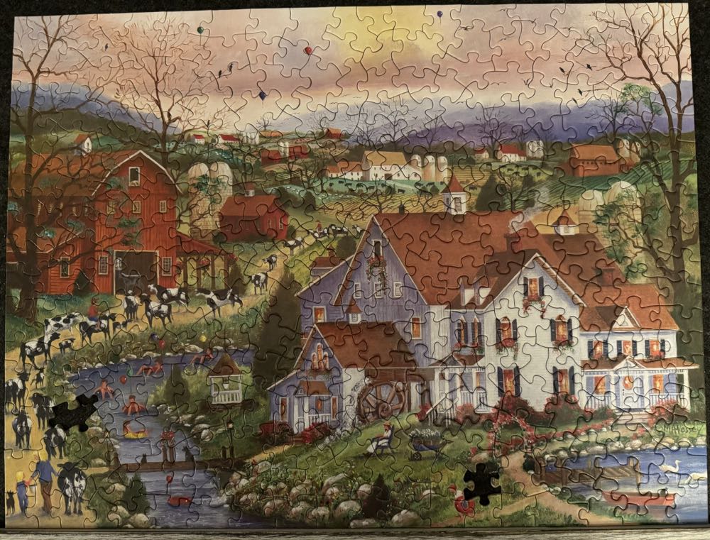 Til The Cows Come Home - Bits & Pieces puzzle collectible [Barcode 192949037985] - Main Image 2