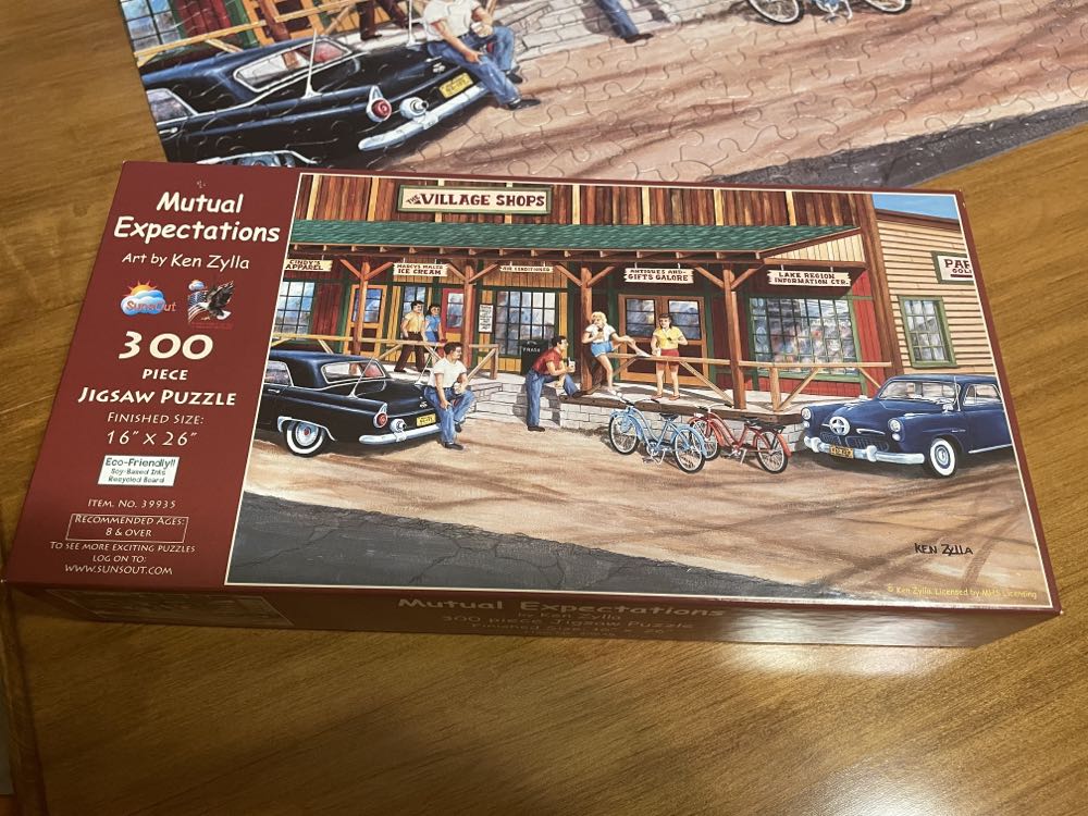 Mutual Expectations - SunsOut puzzle collectible [Barcode 796780399358] - Main Image 2