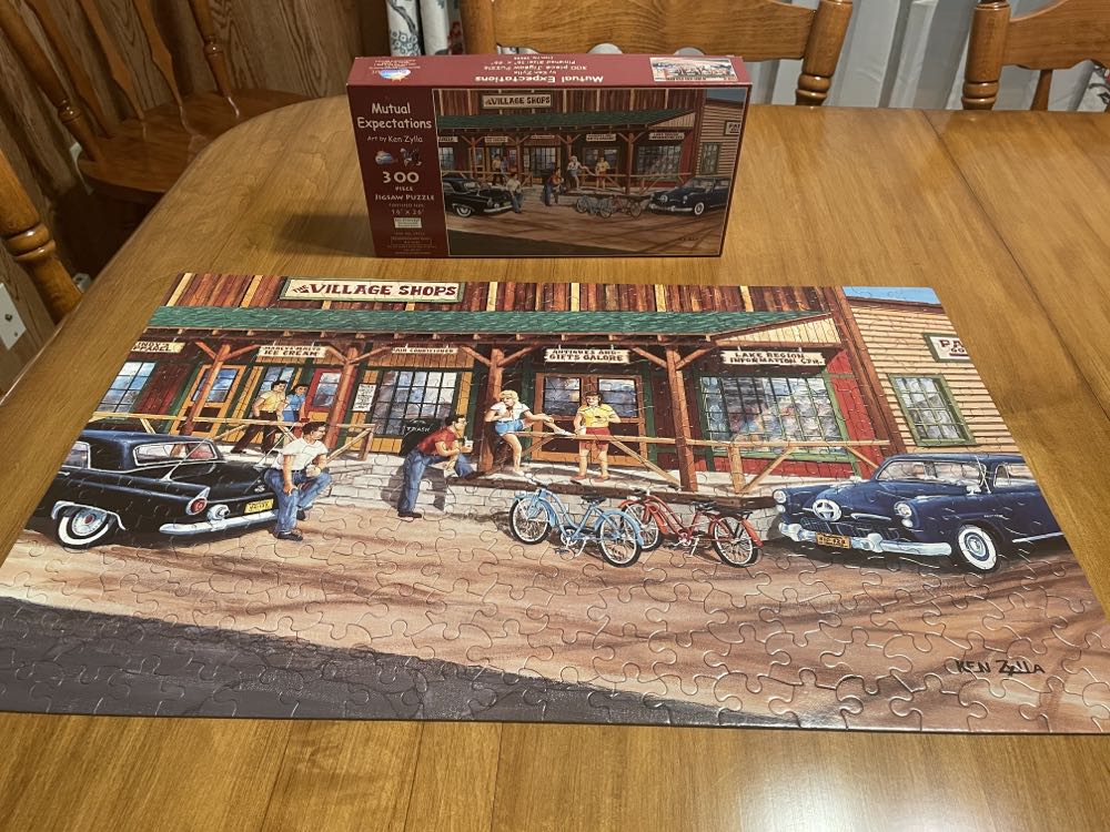 Mutual Expectations - SunsOut puzzle collectible [Barcode 796780399358] - Main Image 4