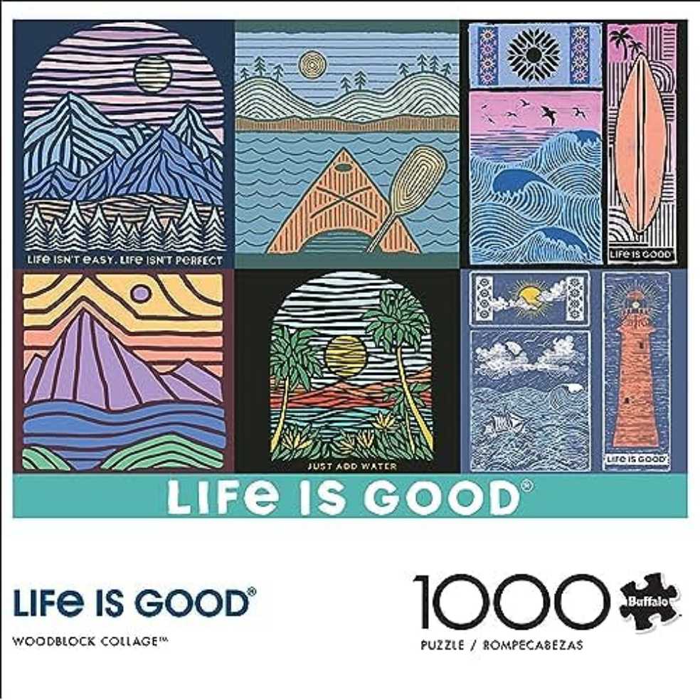 Life is Good - Buffalo puzzle collectible [Barcode 079346132102] - Main Image 2