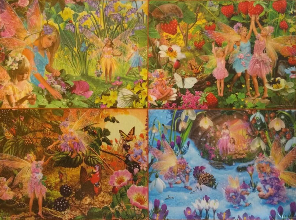 Les Quatre Saisons/ Four Seasons Fairies - MGL Licensing puzzle collectible - Main Image 2