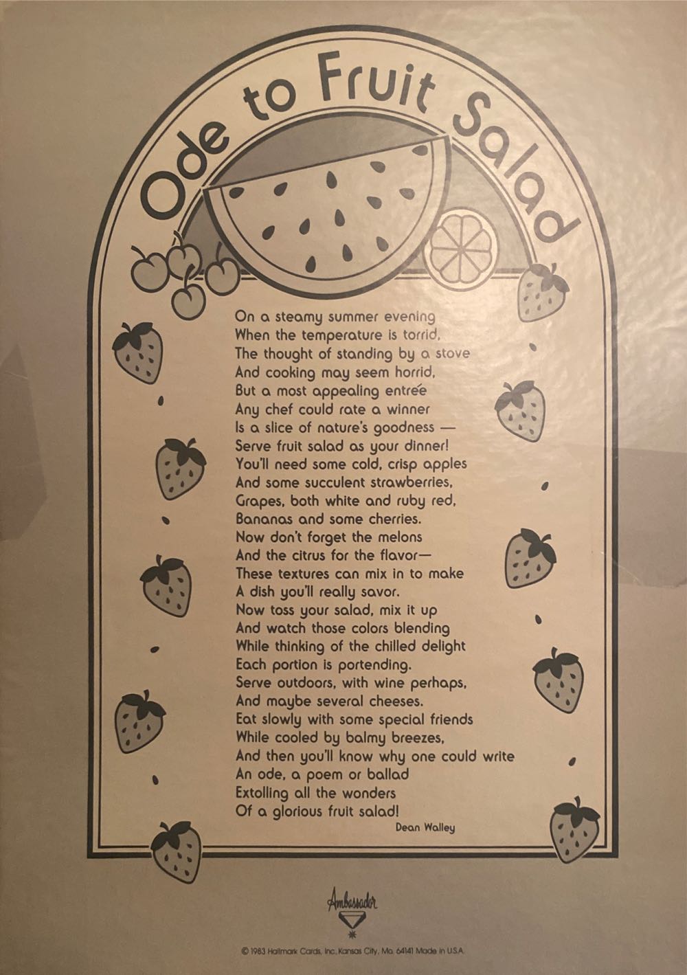 Ode To Fruit Salad - Ambassador puzzle collectible - Main Image 2