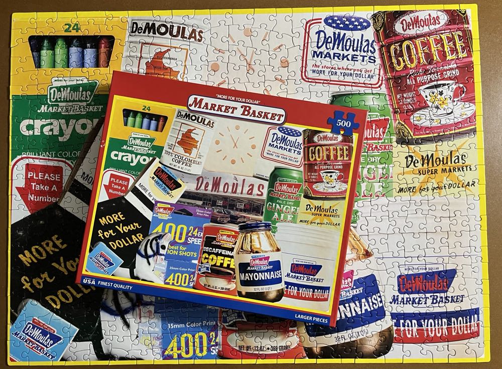 Market Basket - White Mountain puzzle collectible [Barcode 724819267224] - Main Image 3