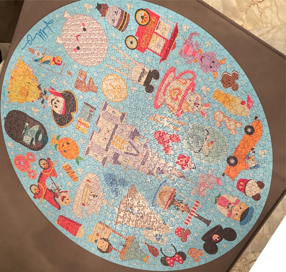 Disney Parks Space Mountain Orange Bird Round   puzzle collectible [Barcode 400959620630] - Main Image 2