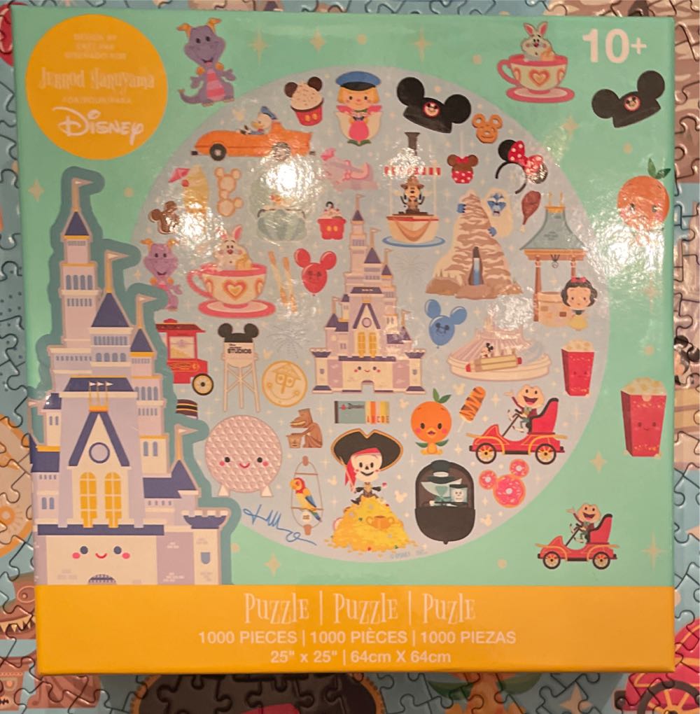 Disney Parks Space Mountain Orange Bird Round   puzzle collectible [Barcode 400959620630] - Main Image 3