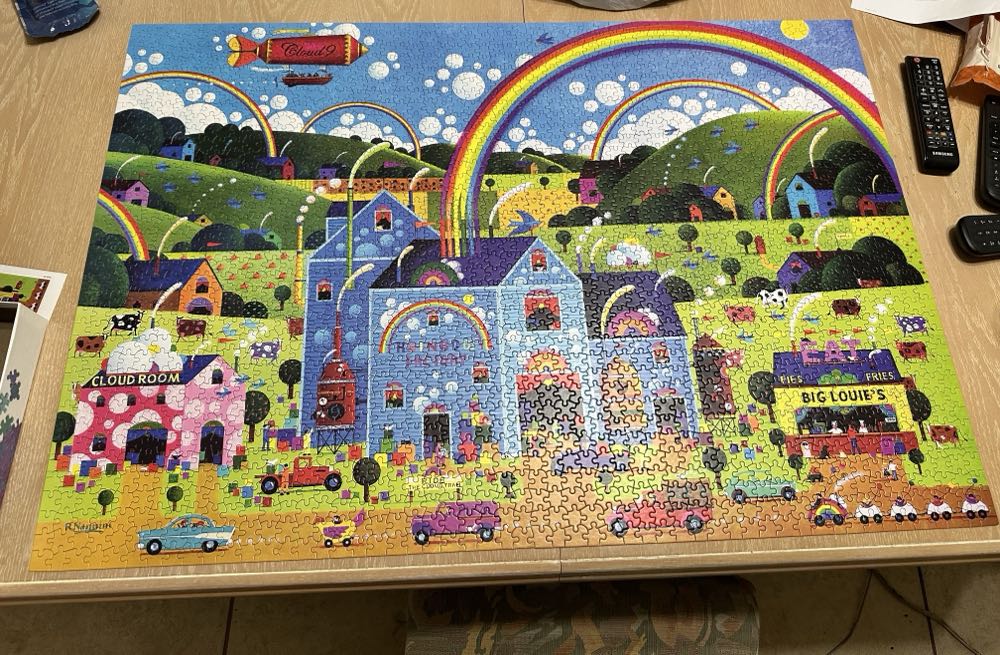 Rainbow Factory - Ceaco puzzle collectible [Barcode 021081350815] - Main Image 2