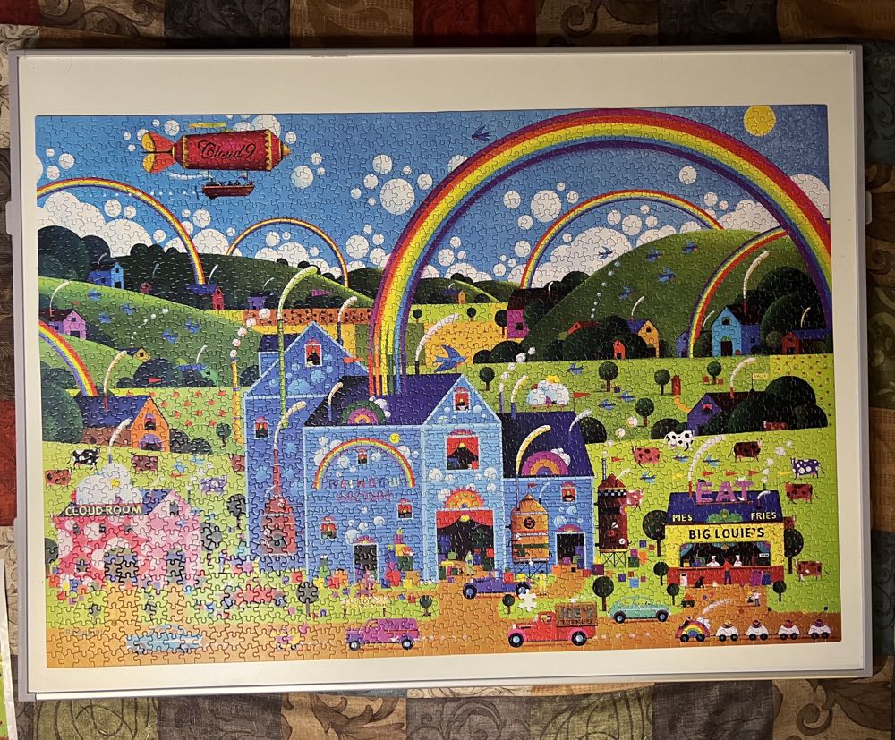 Rainbow Factory - Ceaco puzzle collectible [Barcode 021081350815] - Main Image 3