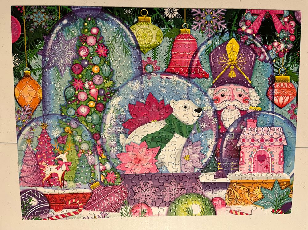 Holiday Snow Globes - Ceaco puzzle collectible [Barcode 021081224147] - Main Image 2