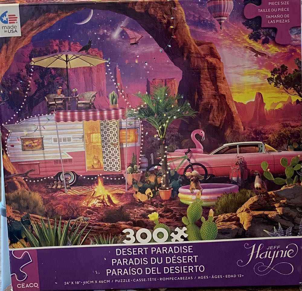 Desert Paradise - Ceaco puzzle collectible [Barcode 021081224697] - Main Image 2