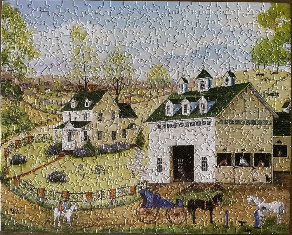 The Gentle Farrier - Bits & Pieces puzzle collectible - Main Image 2