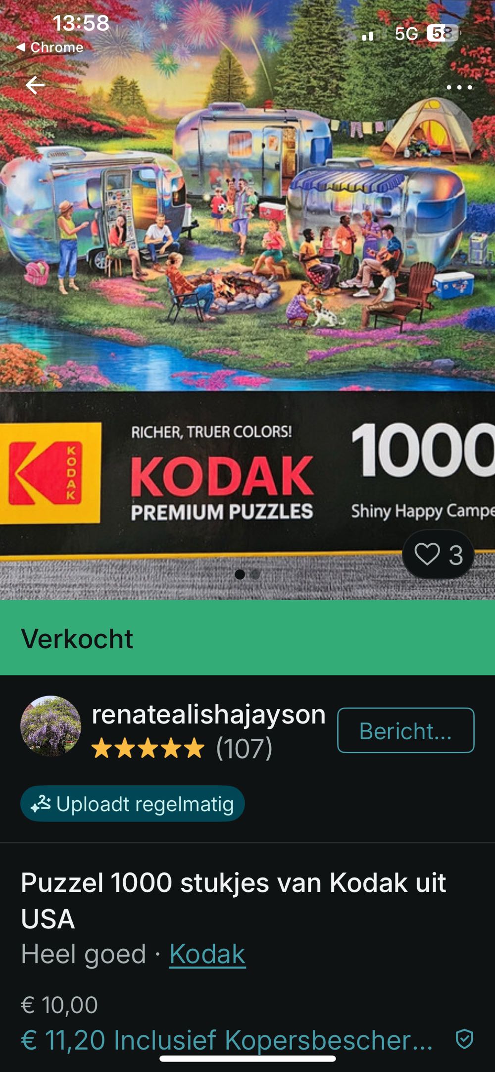 Shiny Happy Campers - Cra-Z-Art puzzle collectible [Barcode 4895145442794] - Main Image 4