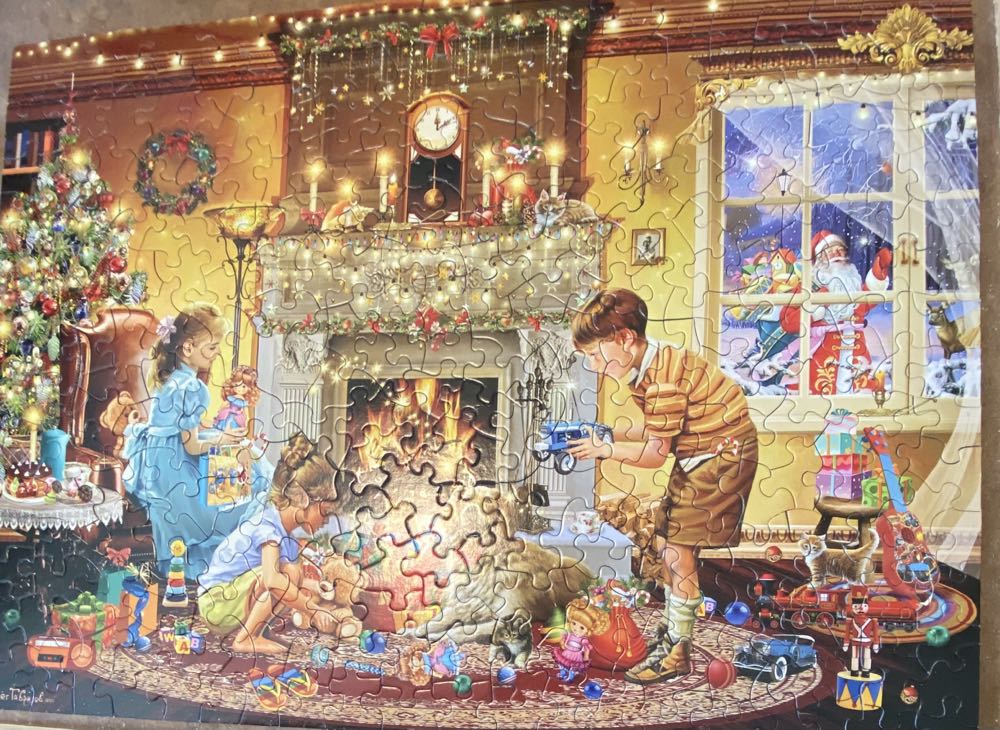 Gifts For Christmas - SunsOut puzzle collectible [Barcode 796780619548] - Main Image 2