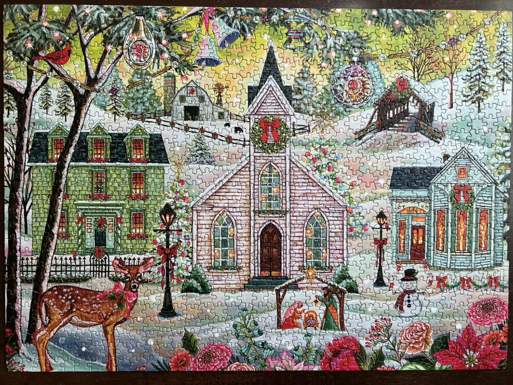 A Christmas Celebration - Ceaco 🇺🇸 puzzle collectible [Barcode 021081333634] - Main Image 2